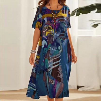 Aria - Comfortable Colourful Dress