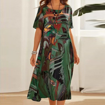 Aria - Comfortable Colourful Dress