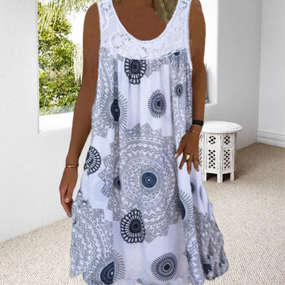 LEILANY | Sleeveless Plus Size Summer Dress