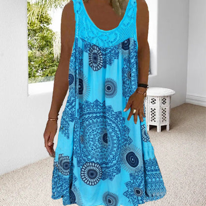 LEILANY | Sleeveless Plus Size Summer Dress