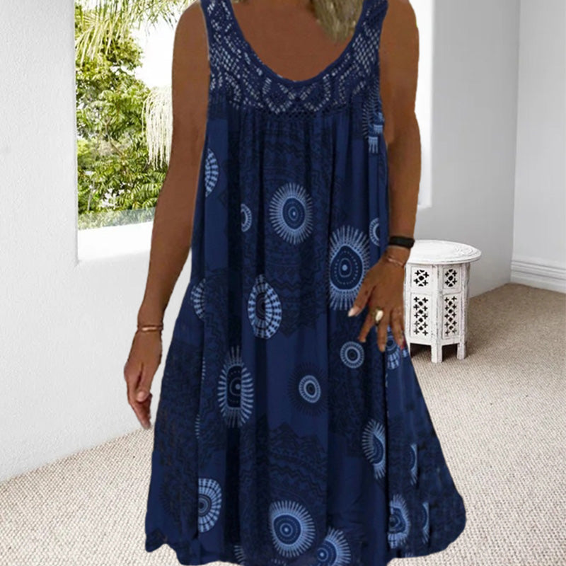 LEILANY | Sleeveless Plus Size Summer Dress
