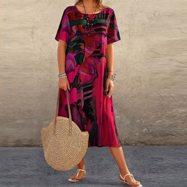 Aria - Comfortable Colourful Dress