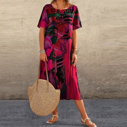 Aria - Comfortable Colourful Dress