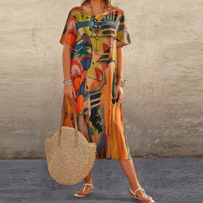 Aria - Comfortable Colourful Dress