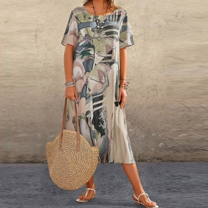 Aria - Comfortable Colourful Dress