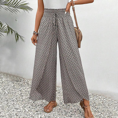 TEAGAN - WIDE-LEG LEISURE PANTS