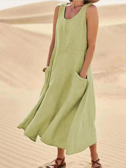 LUCY | Casual Maxi Dress with Pockets