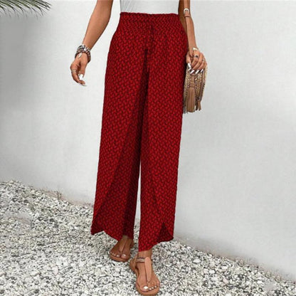 TEAGAN - WIDE-LEG LEISURE PANTS