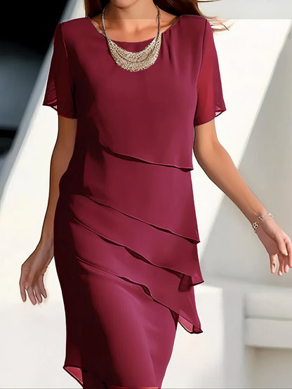 CHELSEA | Elegance and Comfort Chiffon Dress