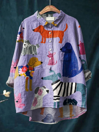 LAYLA - PLAYFUL PRINT SHIRT